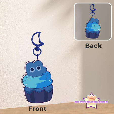 Cupcake Four Moon Keychain preview Cupcake Four Moon Keychain preview